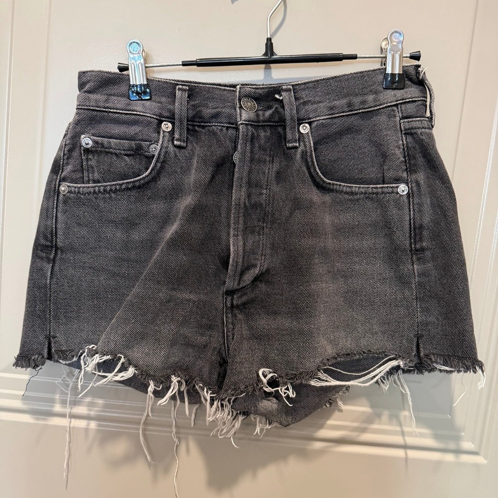 Agolde Denim‎ Shorts Black Size 24